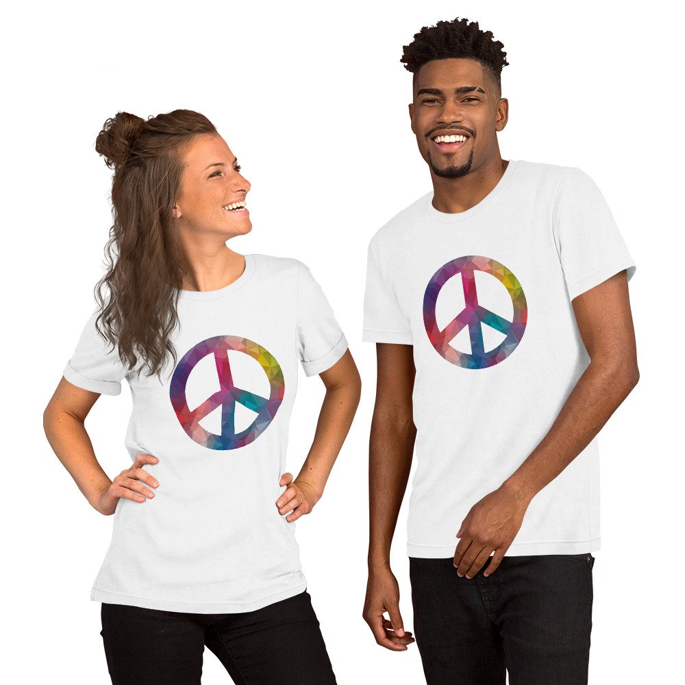 Bevel Peace Sign Unisex t-shirt