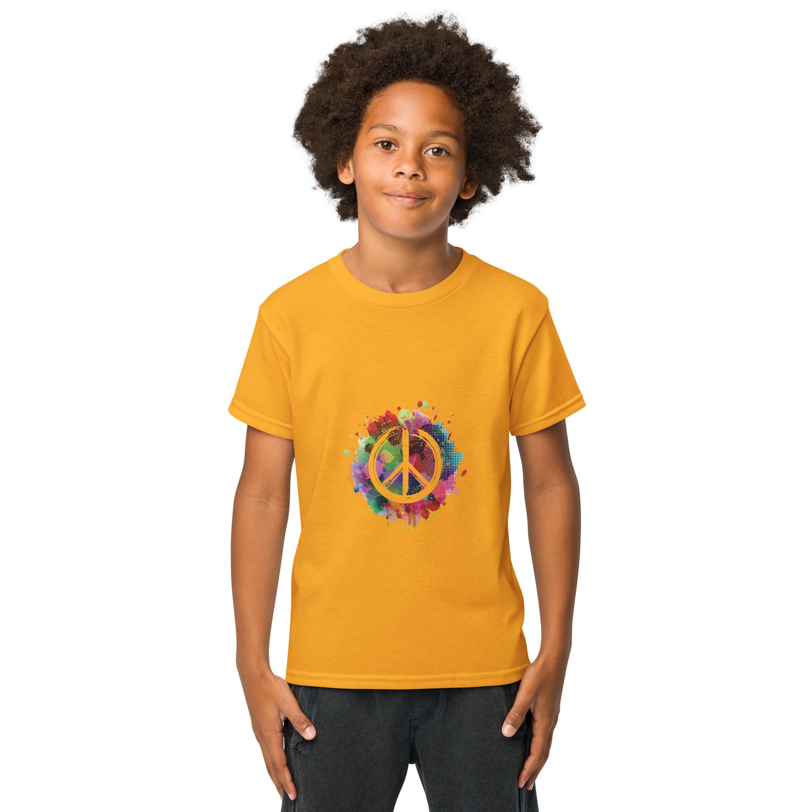 Splatter Peace Sign Youth t-shirt - Image 7