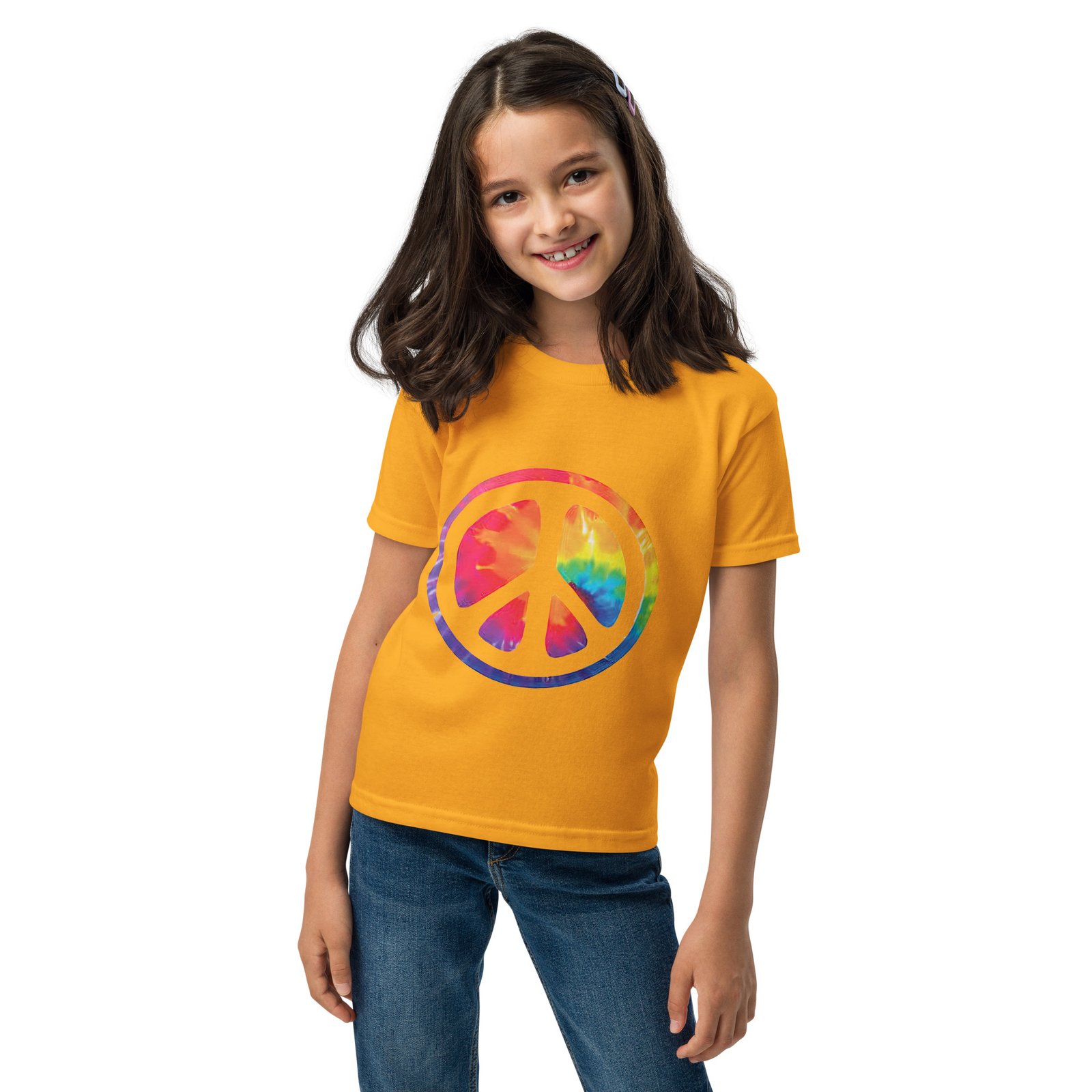 Retro Peace Sign Youth t-shirt - Image 4