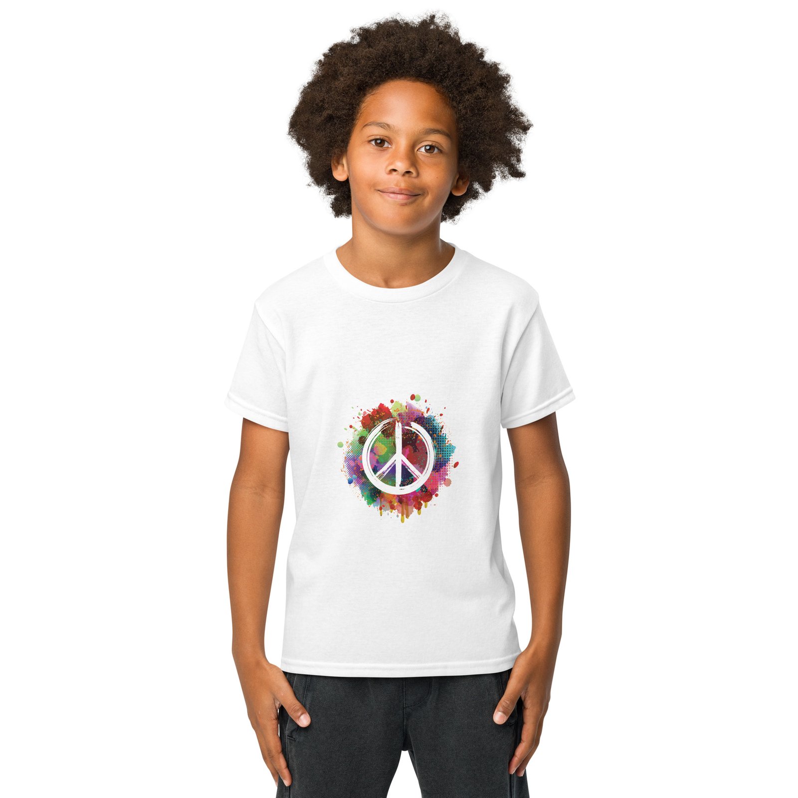 Splatter Peace Sign Youth t-shirt - Image 13