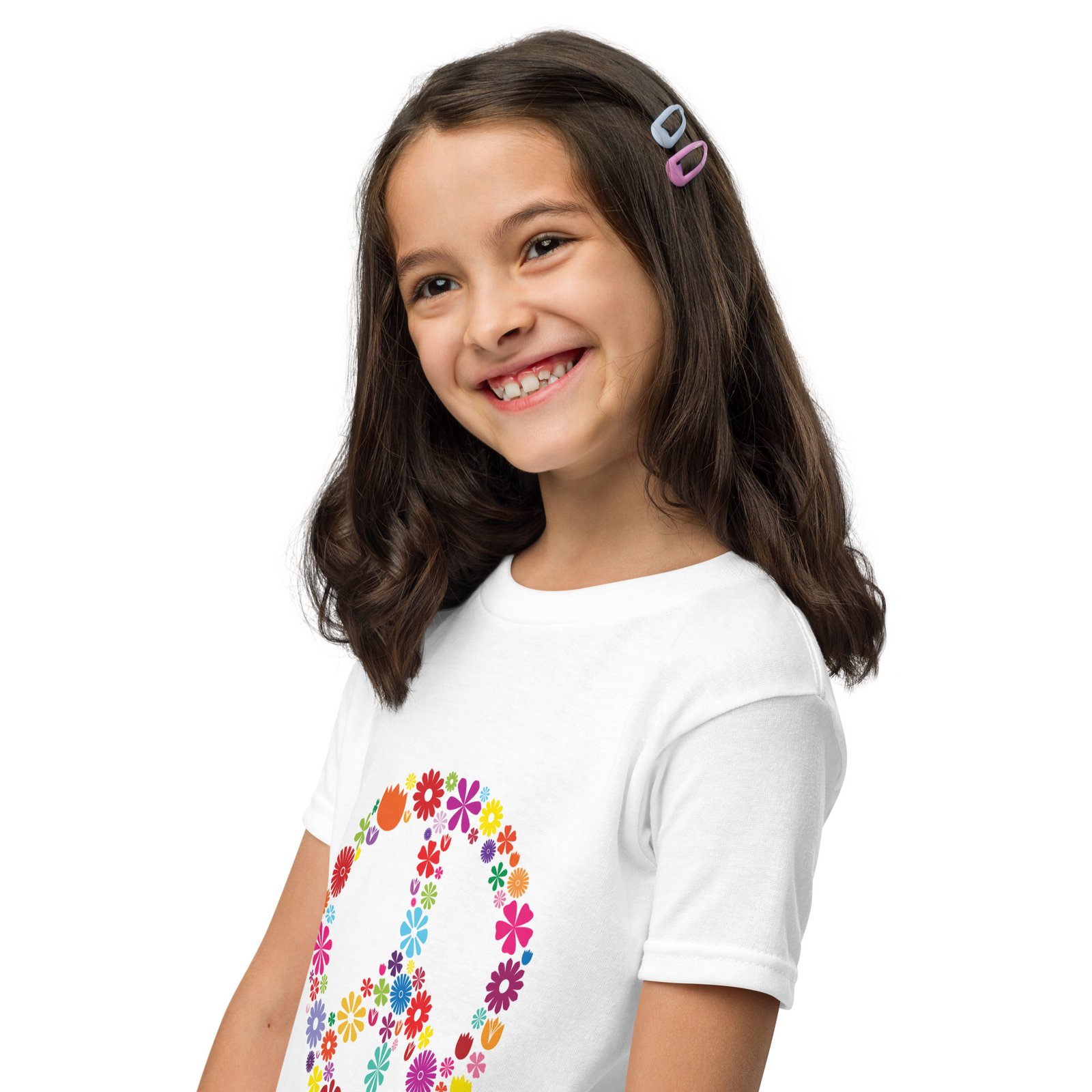 Flower Peace Sign Youth t-shirt - Image 8