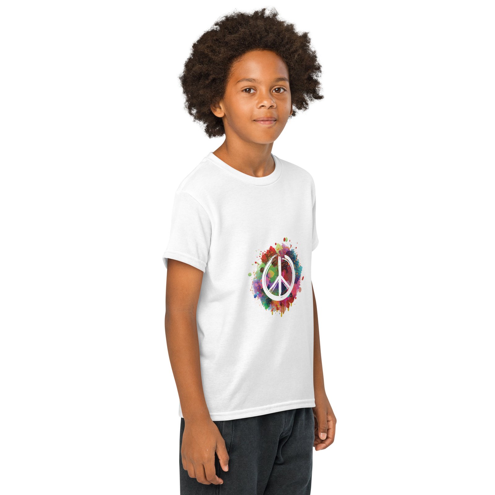 Splatter Peace Sign Youth t-shirt - Image 16